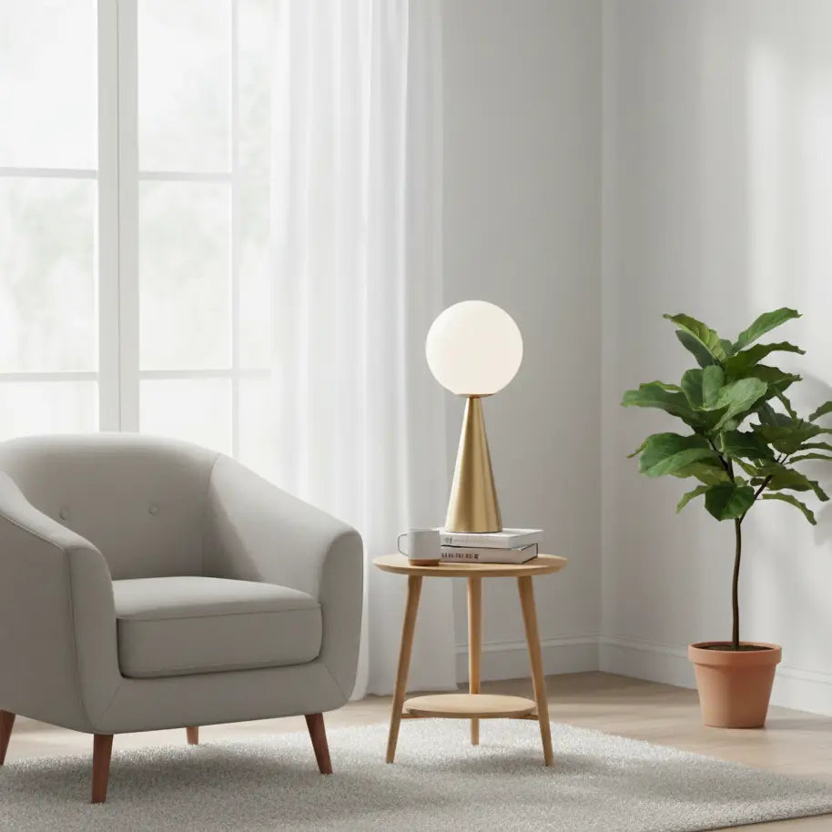 Nordic Glow Cone Lamp