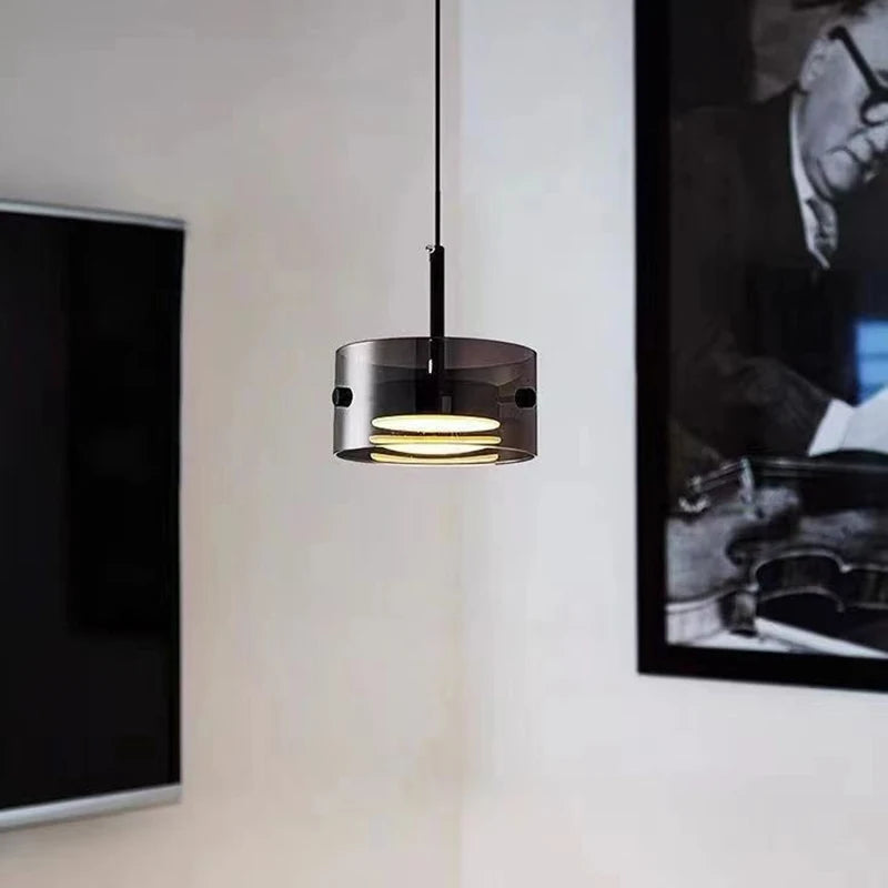 Nova Smoke Glass Pendant Light