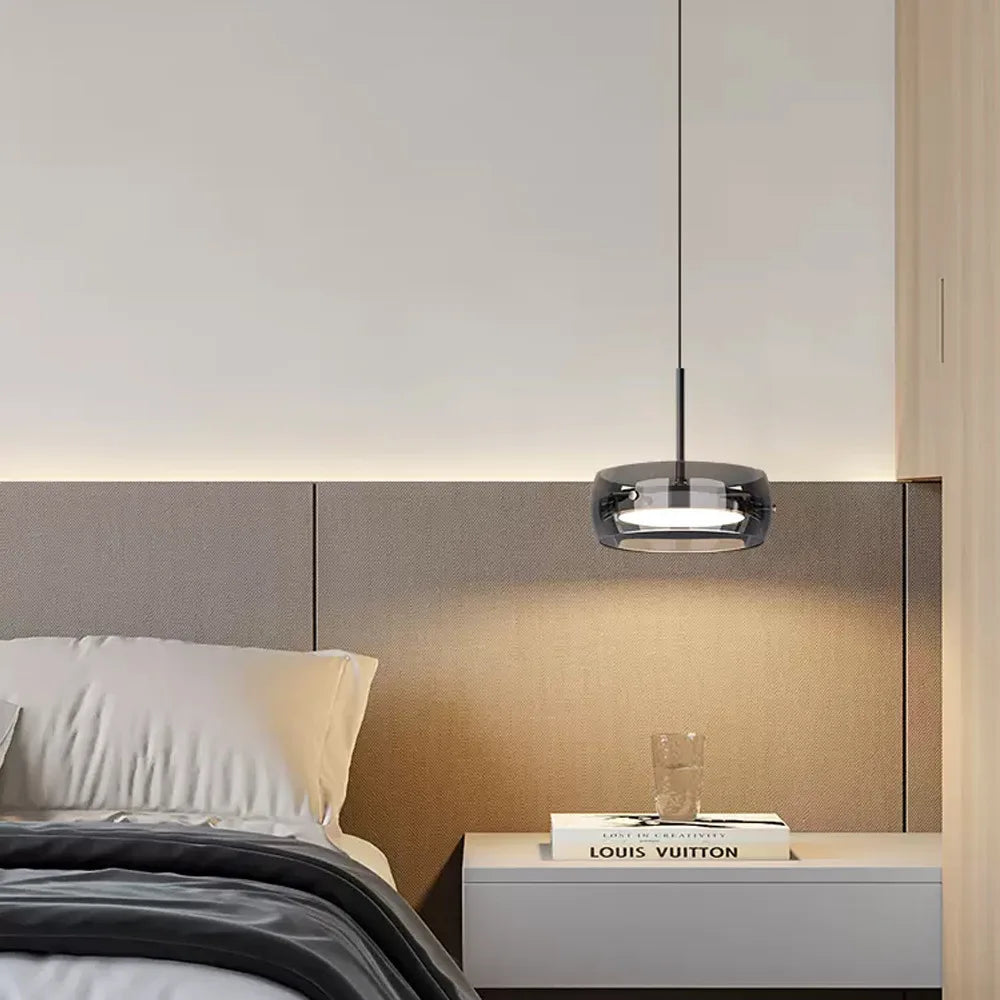 Nova Smoke Glass Pendant Light