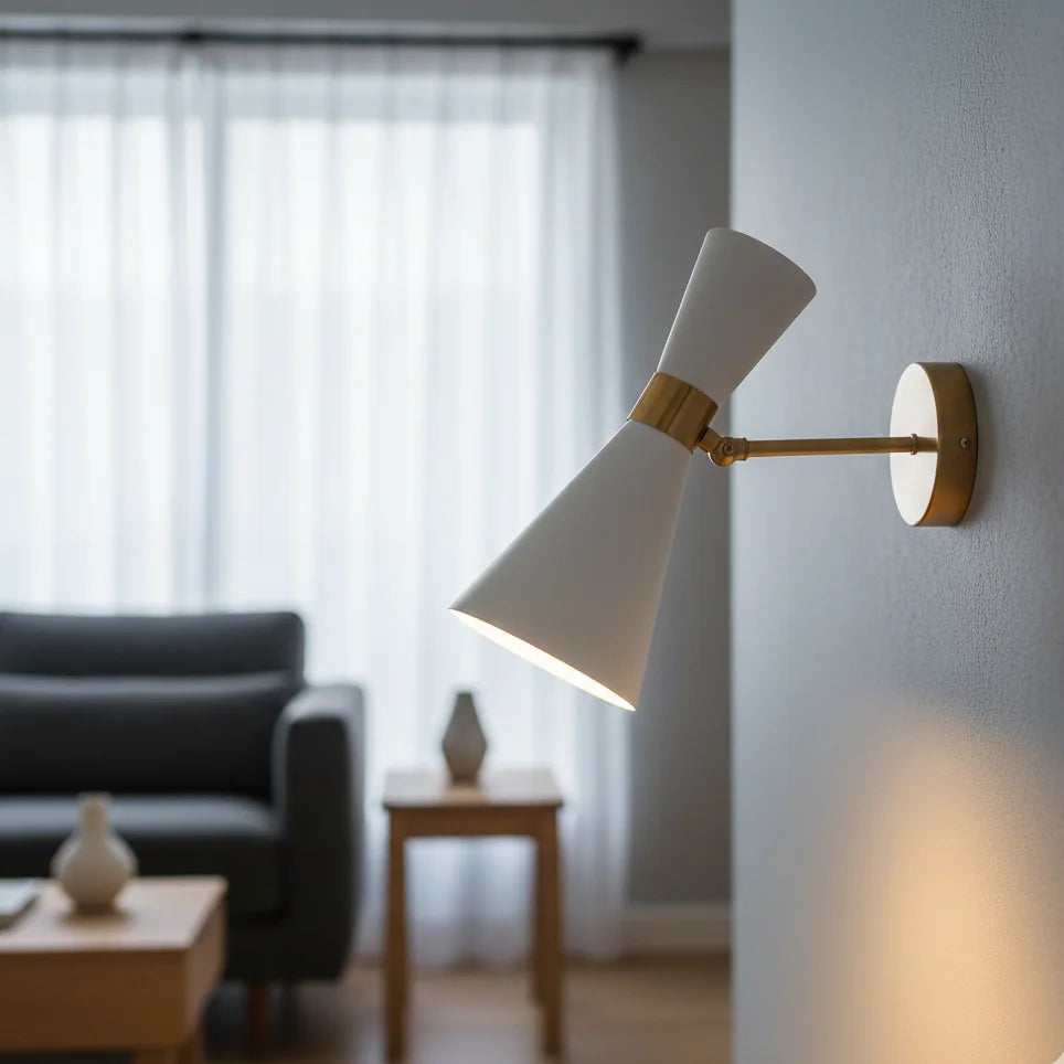 Nordic Double-Cone Wall Lamp