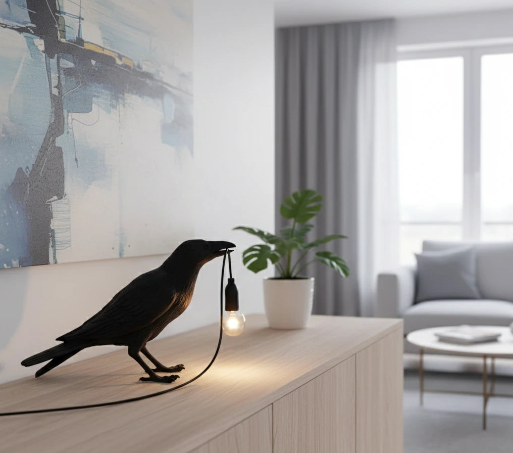 The Raven Table Lamp
