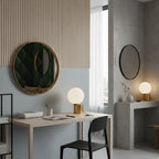 Glass Ball Table Lamp