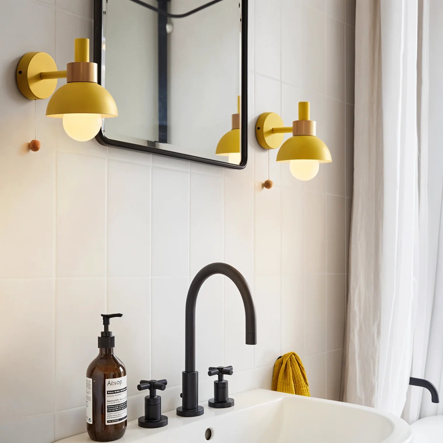Modern Macaron Wall Light With Switch Wall Sconce