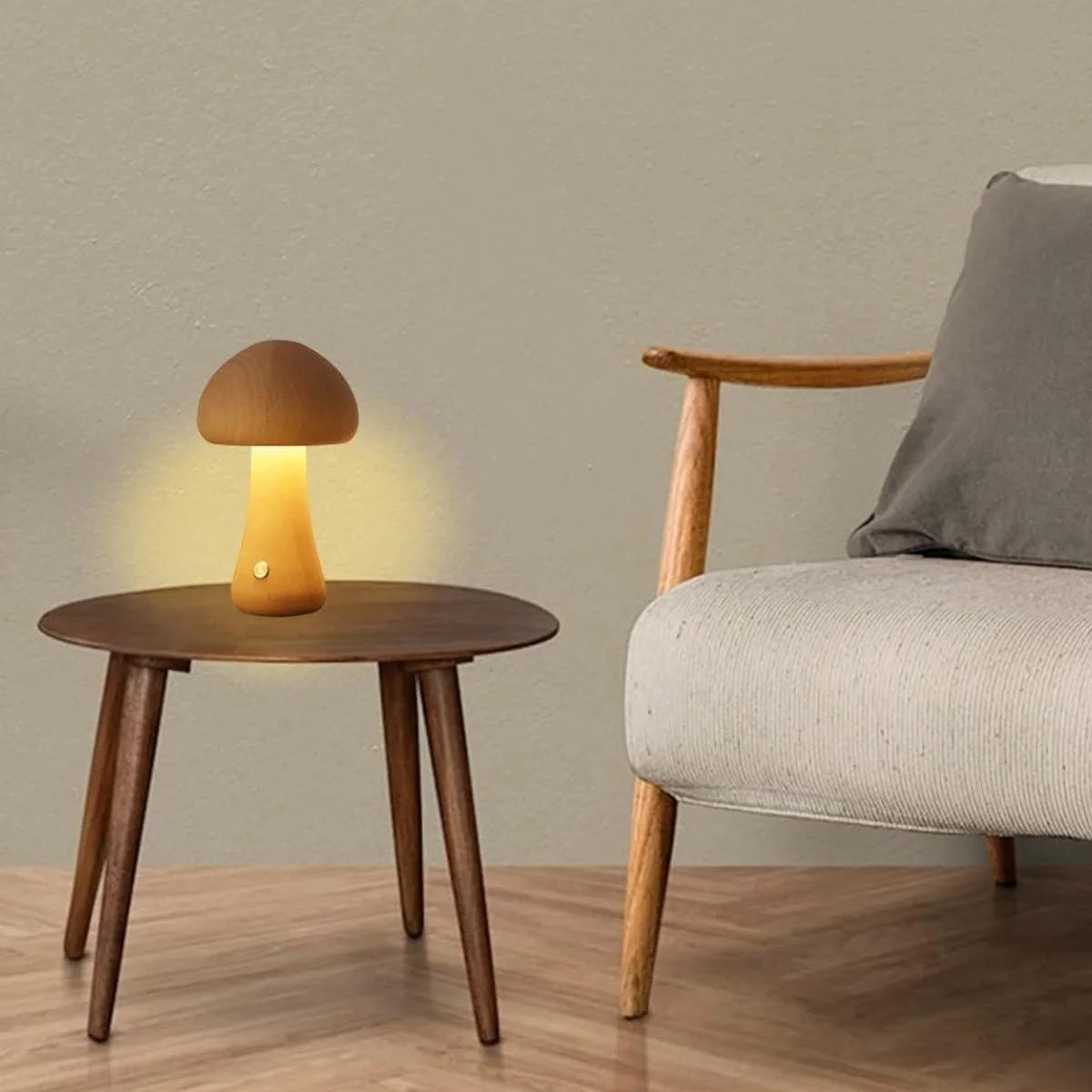Mushroom-Inspired Table Lamp