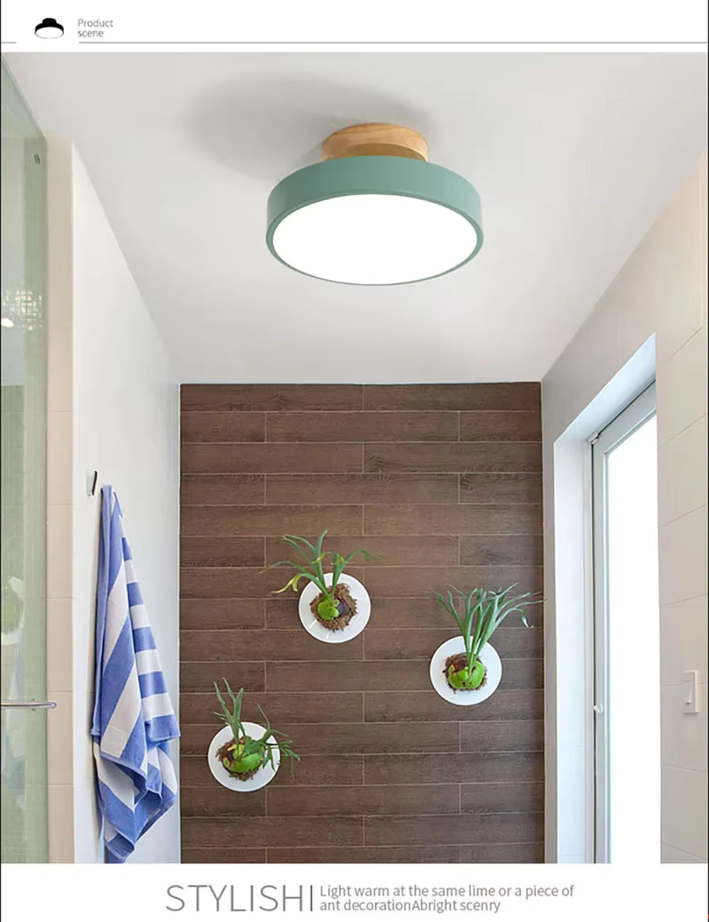 Modern Macaron LED Ceiling Lamp