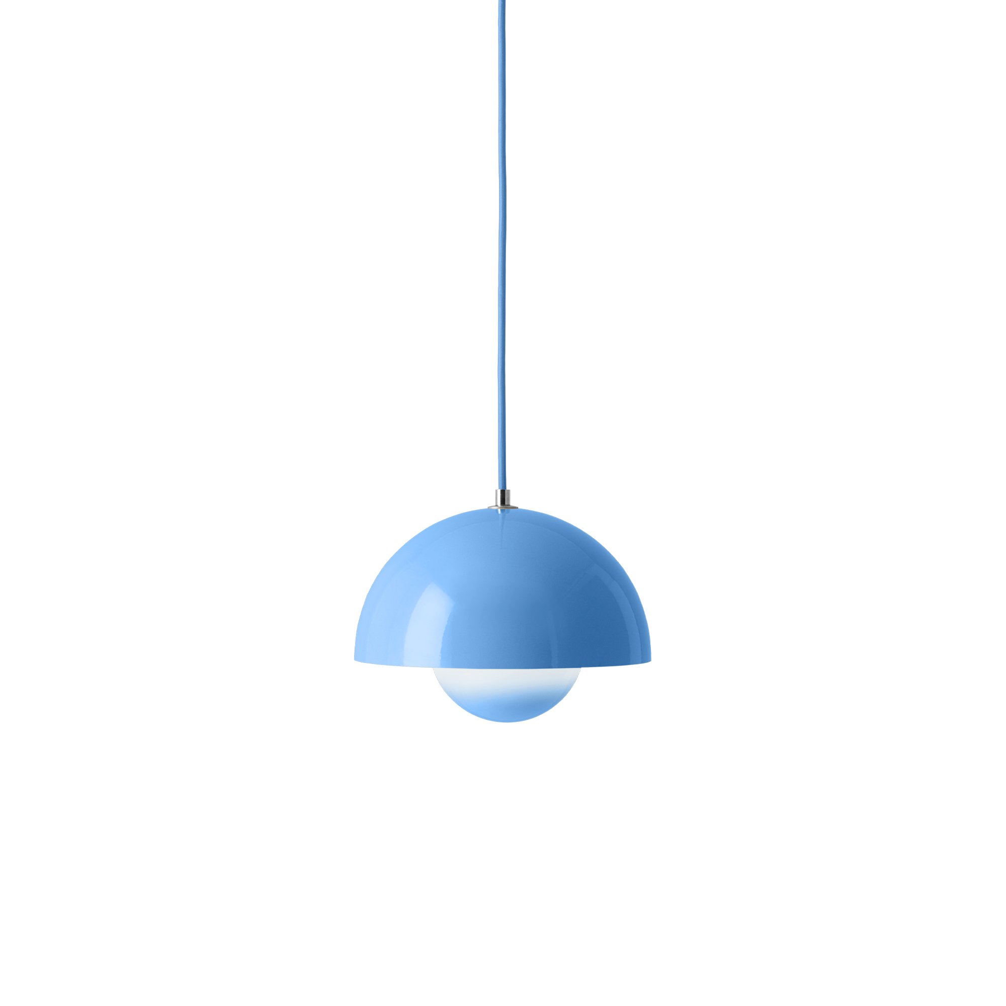 Small Flowerpot Pendant Lamp – Vibrant Mid-Century Modern Kitchen Pendant Lighting in Cobalt Blue, Vermilion Red, Tangy Pink and More 12